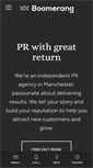 Mobile Screenshot of boomerangpr.com
